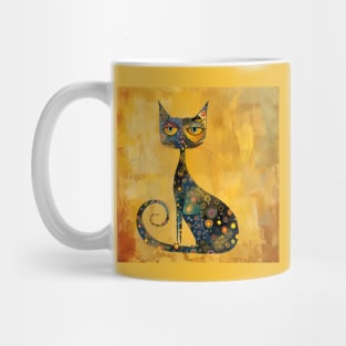 Klimt Cat Gustav Klimt style secession Mug